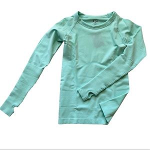 P'tula Mint Long Sleeve Tee